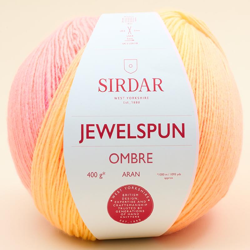 Sirdar Jewelspun Ombre – Rainbow Glow (Color #100) – GIANT 400 Gram Skeins