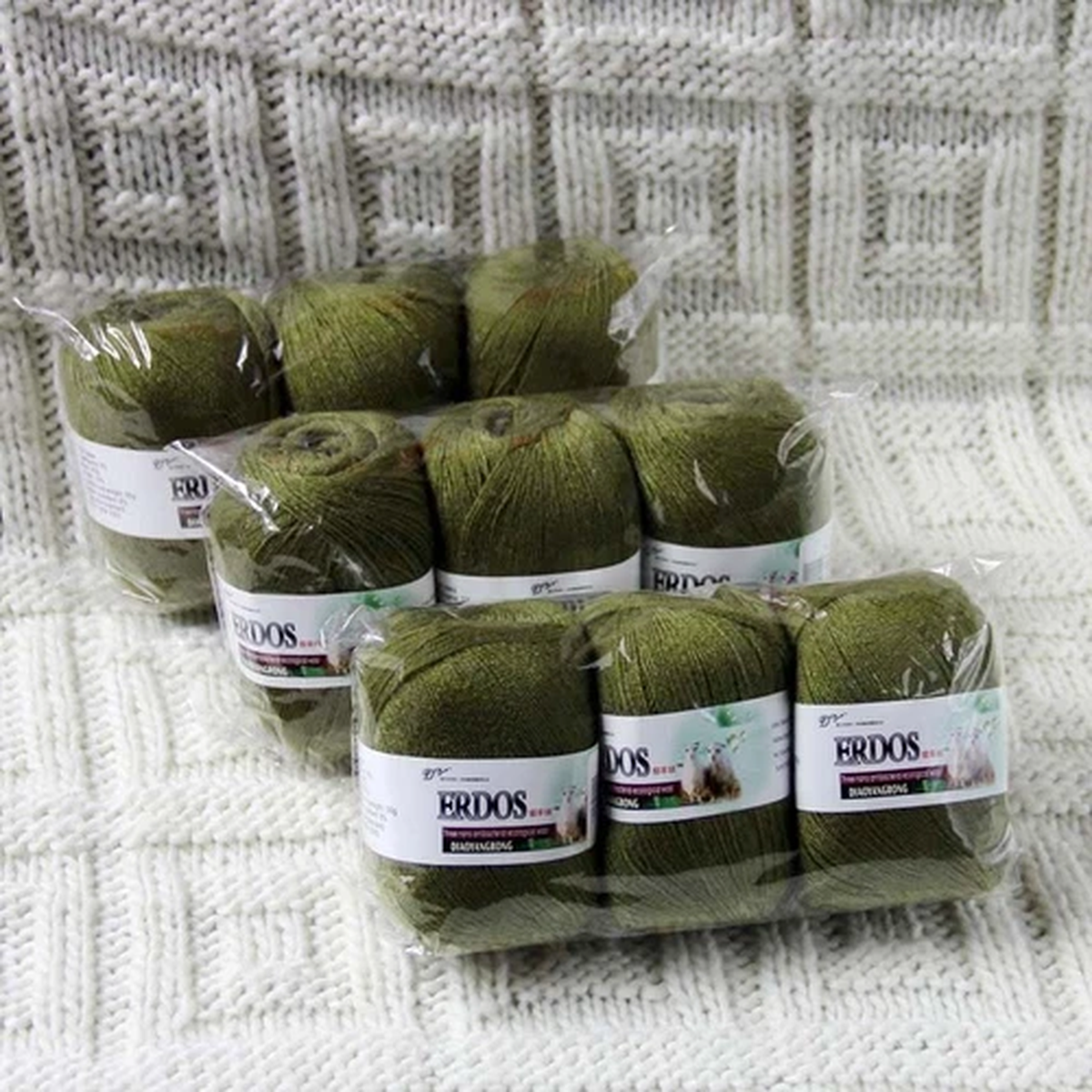 Sale 9 Skein x50gr LACE Soft Crochet Acrylic Wool Cashmere hand knitting Yarn 11