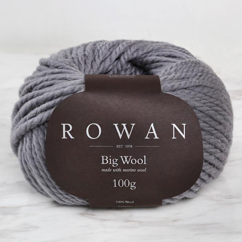 Rowan Big Wool Yarn, Grey – 00056
