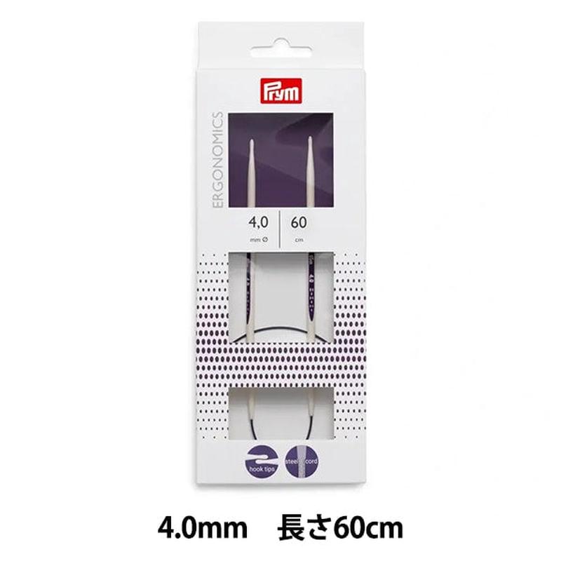 Knitting Needles “Ergonomics Circlar Needles 60cm 4.0mm]