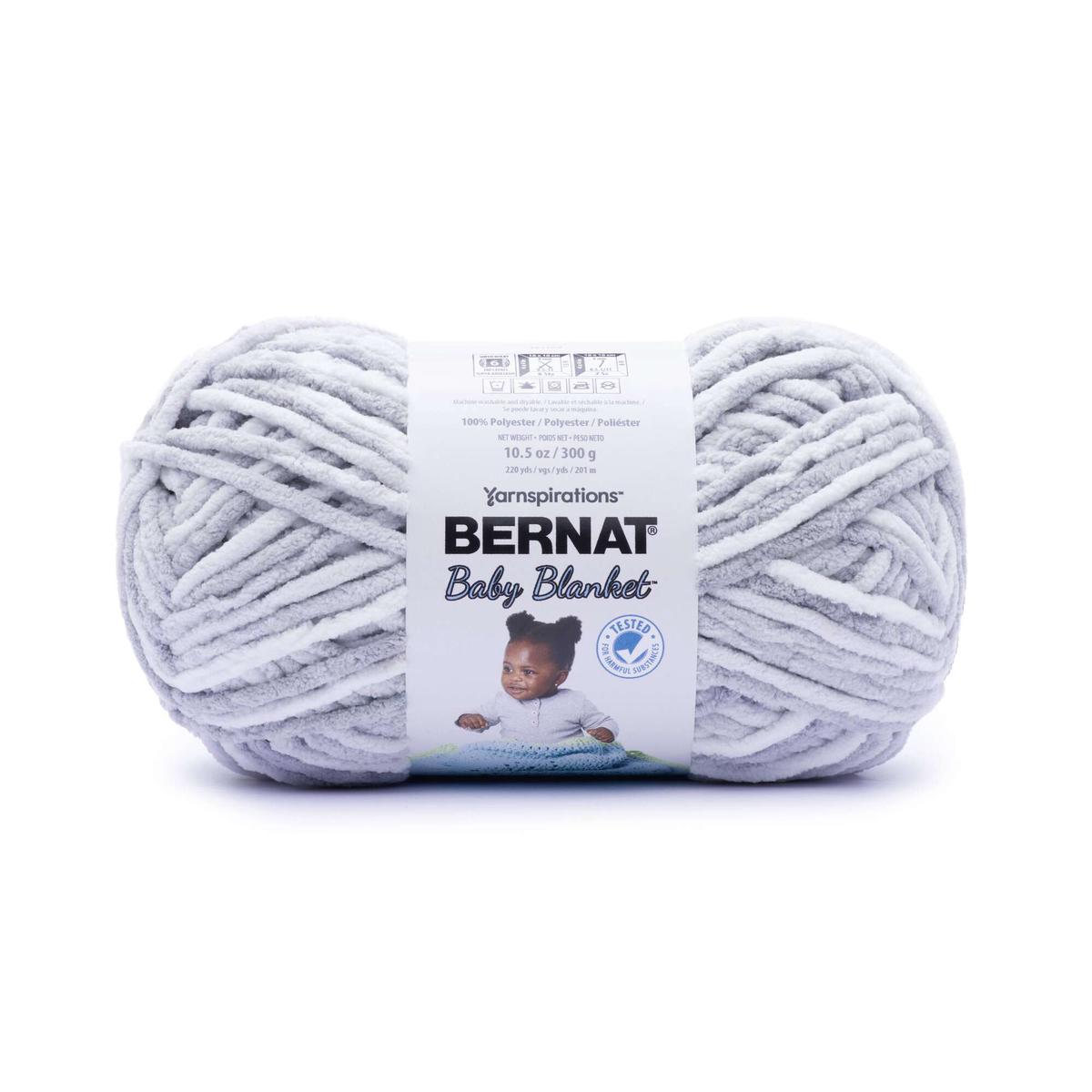 Bernat Baby Blanket Yarn (300g/10.5oz) – Discontinued Shades – Fog