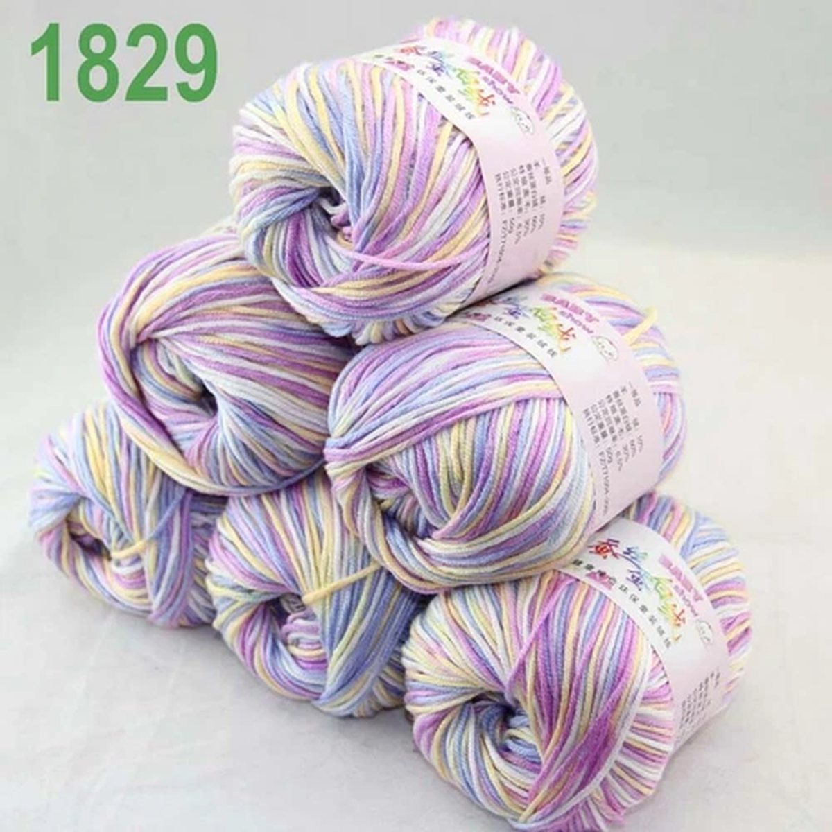 Sale 6 Skeinsx50g Cashmere Silk Wool Children Hand Knit Blankets Crochet Yarn 29
